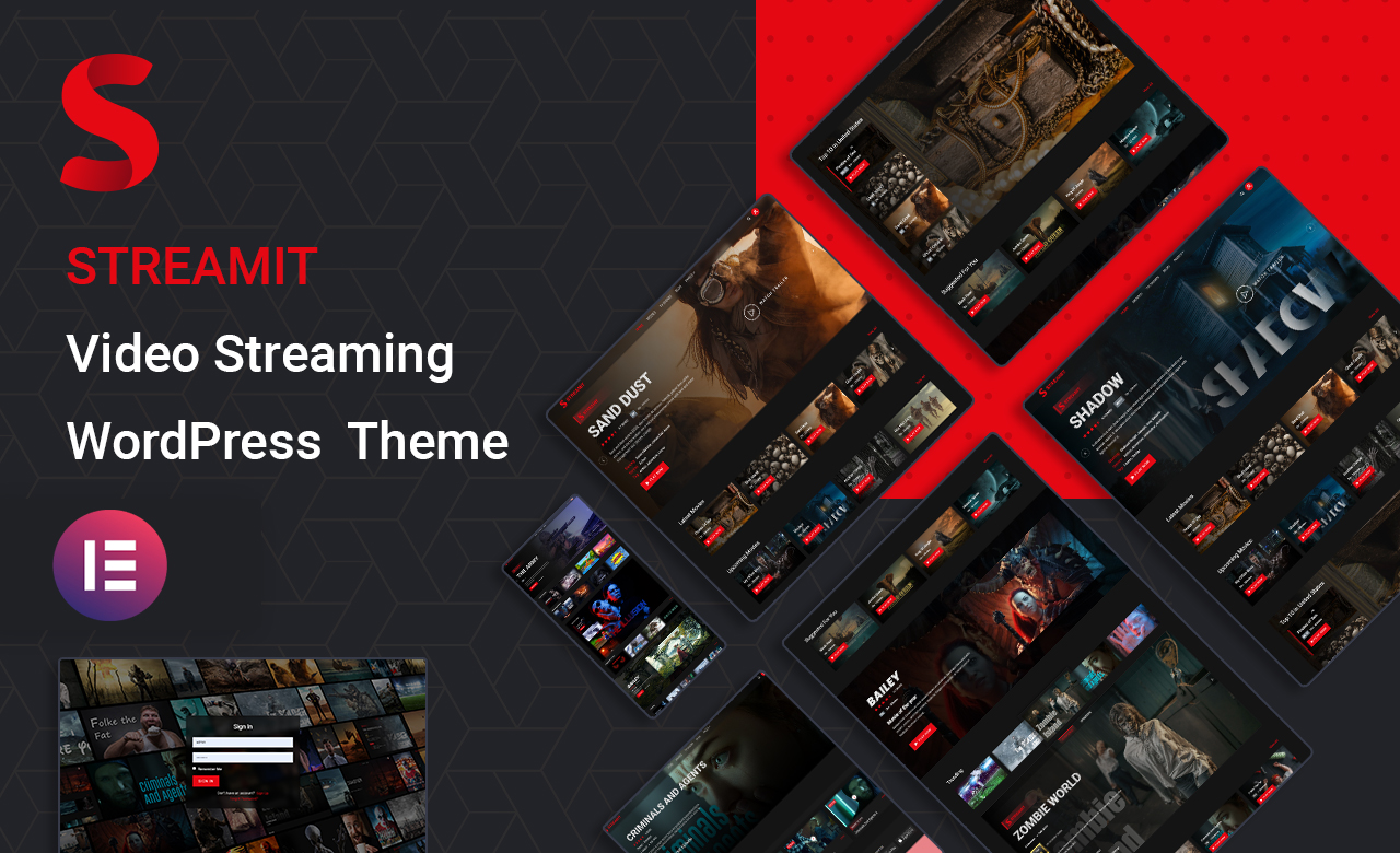 Streamit - Movie Streaming WordPress Theme for OTT & Video