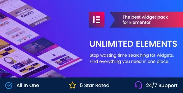 Unlimited Elements for Elementor – WordPress Plugin